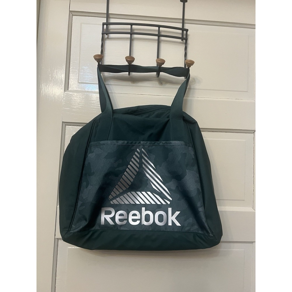 Reebok Excelsior Green Weekender Duffel – Overnight Travel Gym Bowling Style Bag